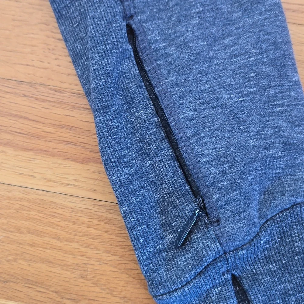 Athleta CYA Heathered Blue Hoodie Sweatshirt- M - Picture 3 of 12
